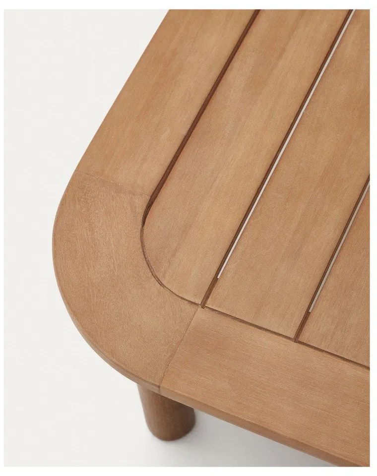 Natúr színű eukaliptusz dohányzóasztal 89x140 cm Sacova – Kave Home