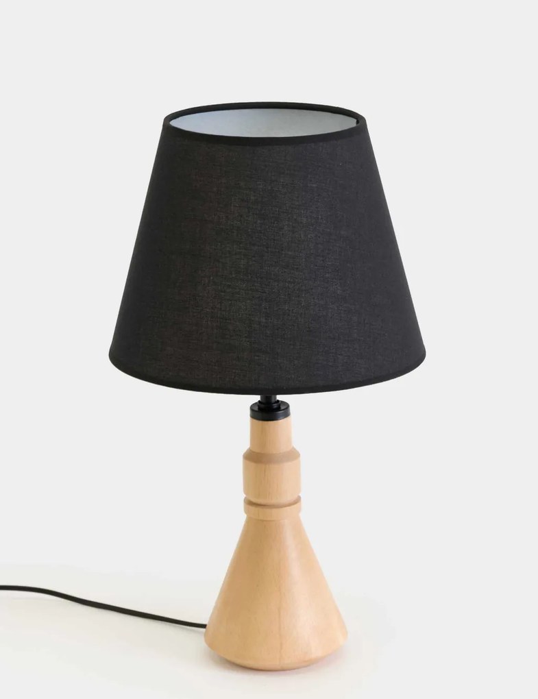 Tromso fa éjjeli lámpa, fekete, Ø24 cm