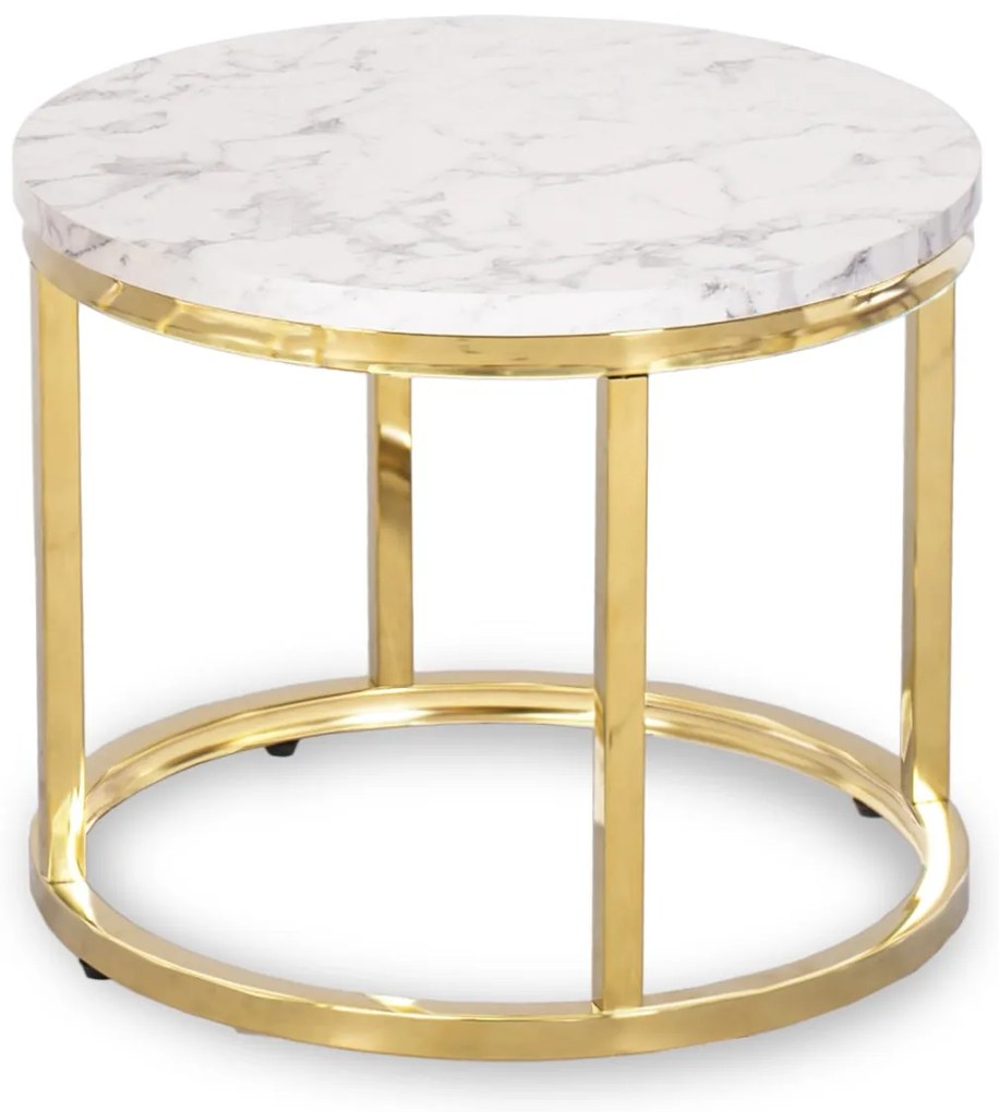 Dohányzóasztal szett Márvány színben. OLIS