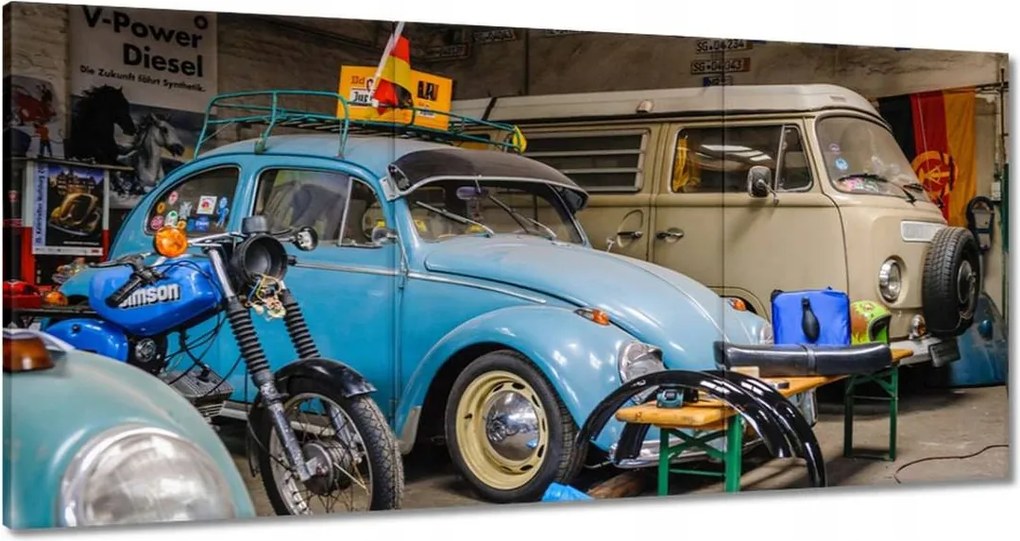 Vászonkép 60x30 Garázs szerelő