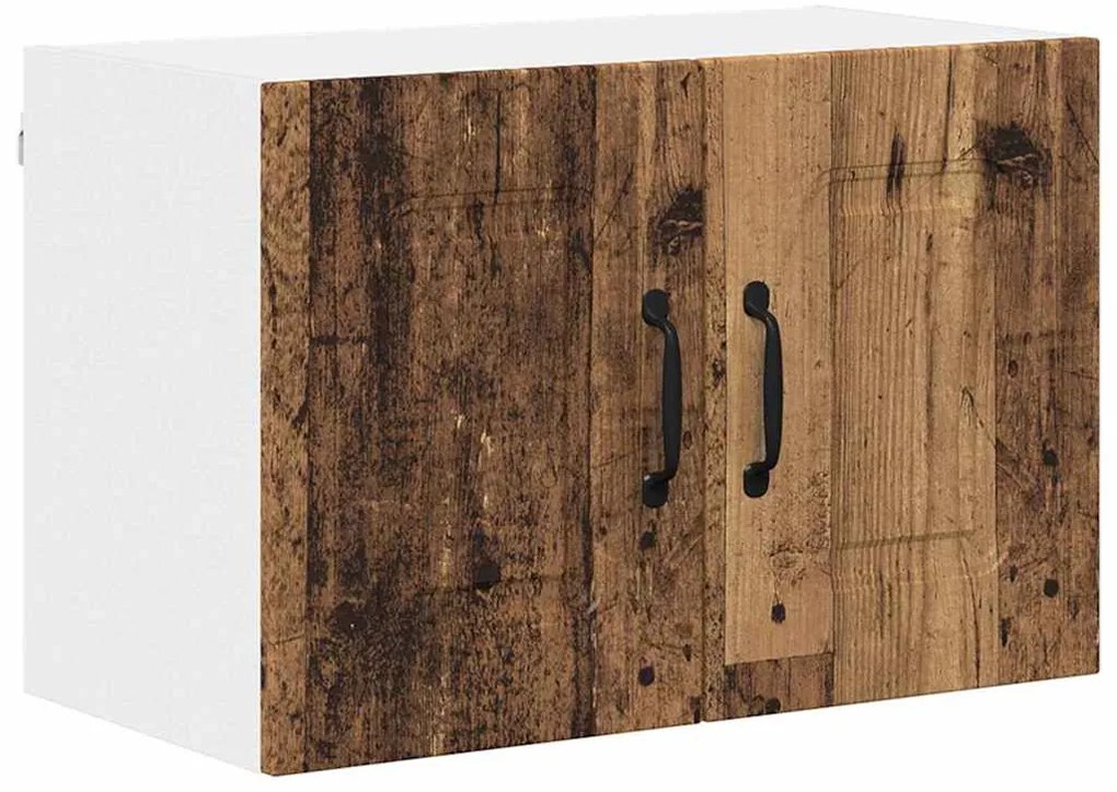 Fali konyhaszekrény polcokkal Öreg fa 60 x 31 x 40 cm Faanyag
