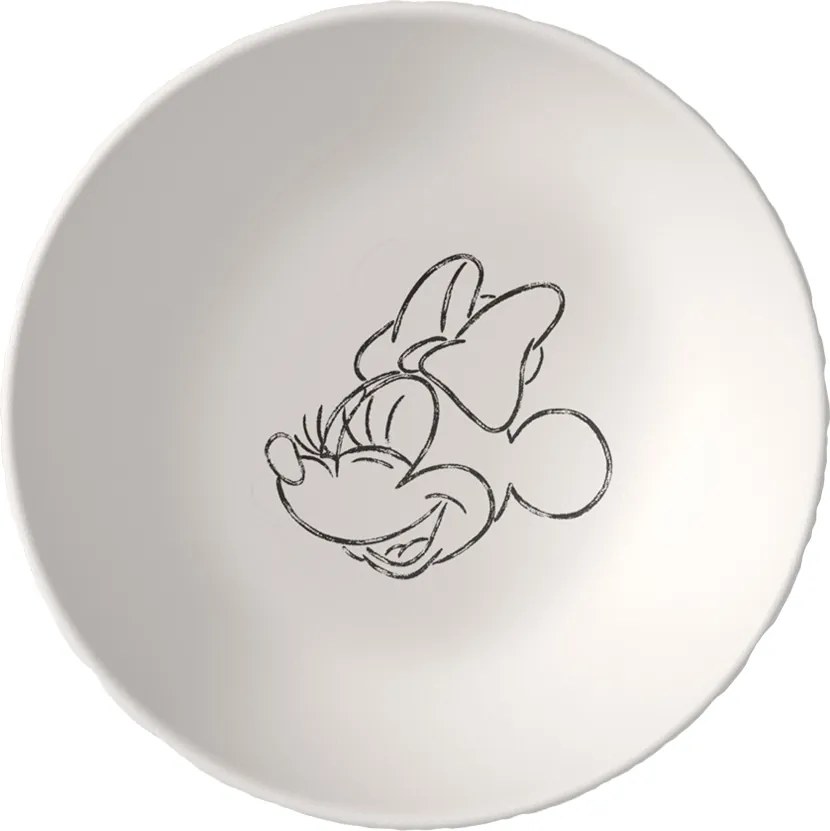 Villeroy & Boch desszertes tál Manufacture Rock blanc - Mickey egér