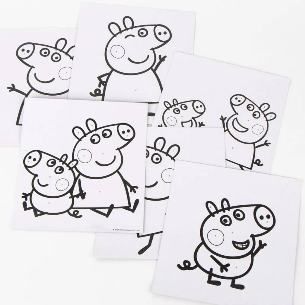 Peppa malac Fun számos kifestő szett