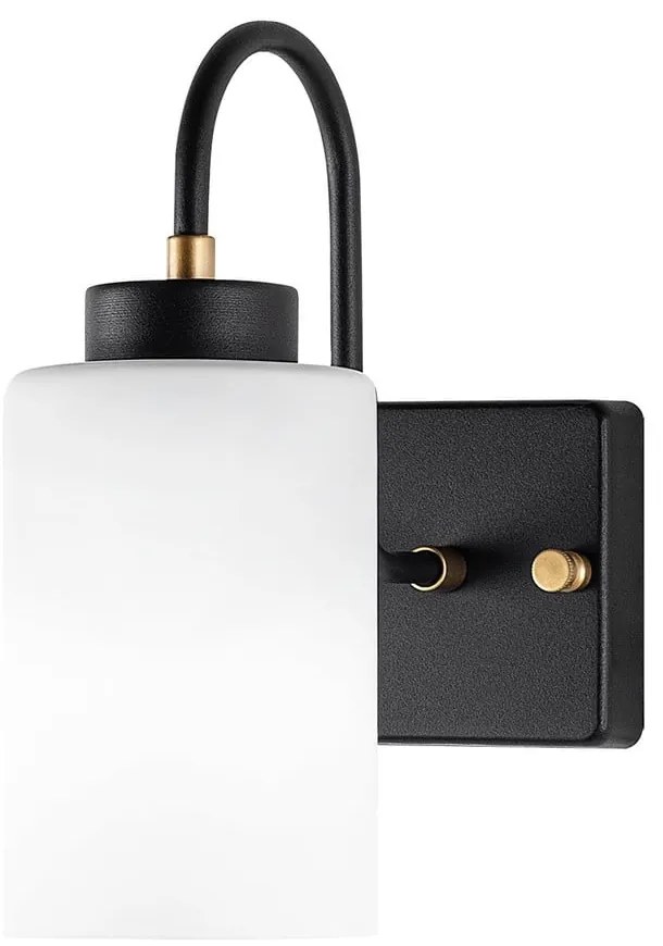 Fekete-fehér fali lámpa ø 10 cm Duzsuz – Opviq lights