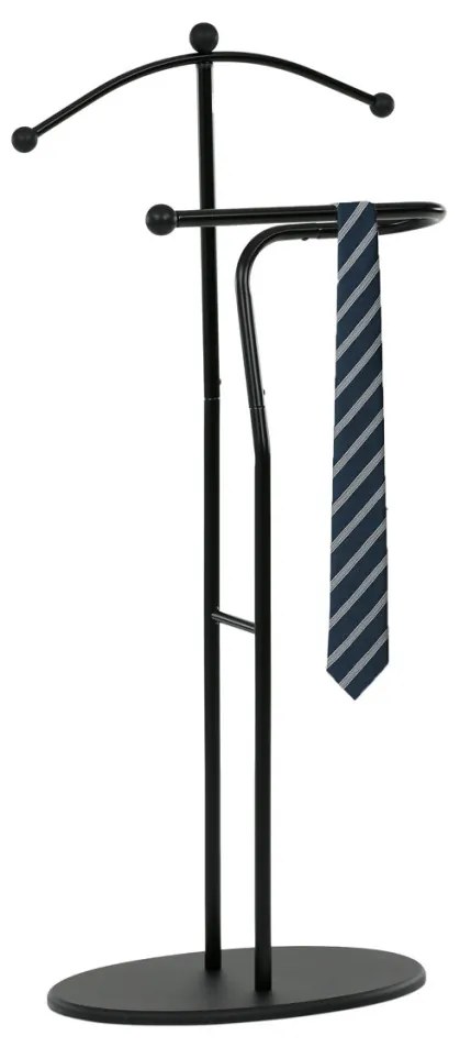 Szobainas fekete színben, magasság 110 cm, tömör kaucsukfa, fekete fém