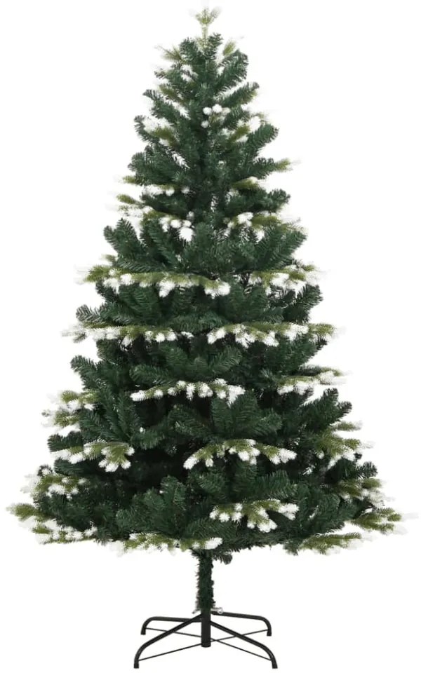 csuklópántos műkarácsonyfa hóval 150 cm