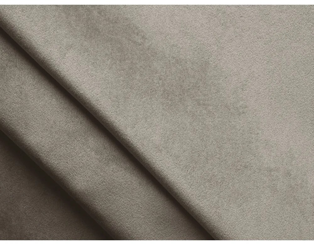 Szürkésbarna ágyneműtartós boxspring ágy 160x200 cm Mikana – Makamii