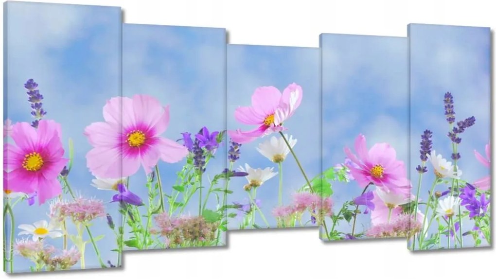 Vászonkép 150x80 Finom virágok