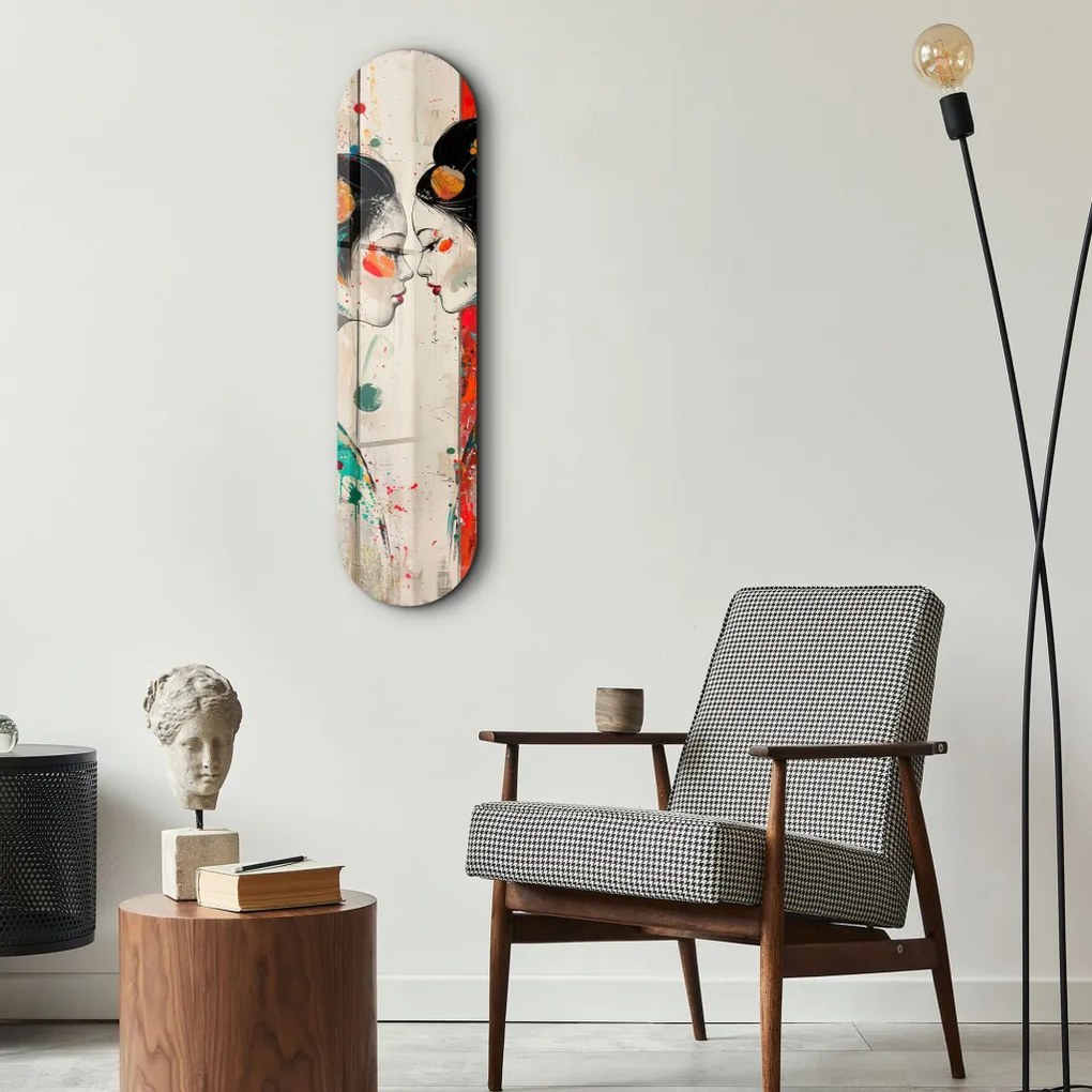 Girls üvegkép, 20×80 cm