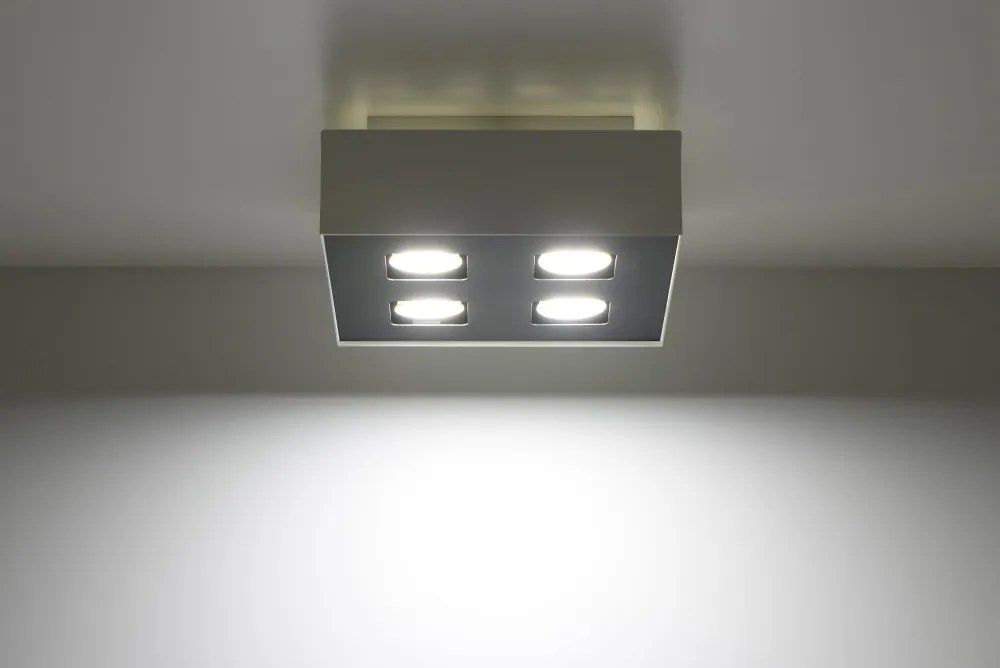 SOLLUX SL-0069 MONO Kocka Mennyezeti Lámpa Fehér, Fekete GU10 IP20