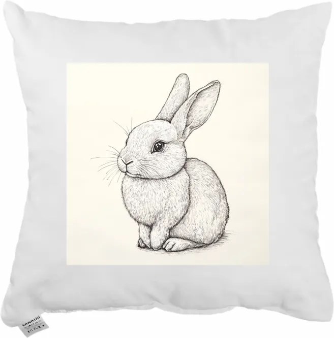EMI Bunny Sketch díszpárna 40x40 cm