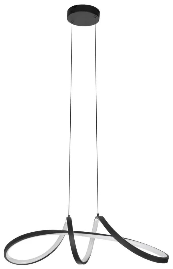 Eglo 901159 - LED RGBW Dimmelhető csillár zsinóron CALAROSSA-Z LED/22W/230V fekete