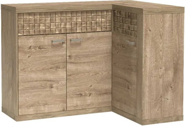 Natural N-15 komód, ribbeck tölgy, (LED-ek nélkül)