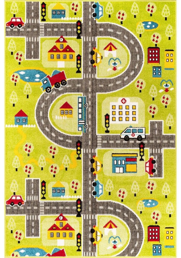 Szőnyeg (140 x 200), Trafik - Green