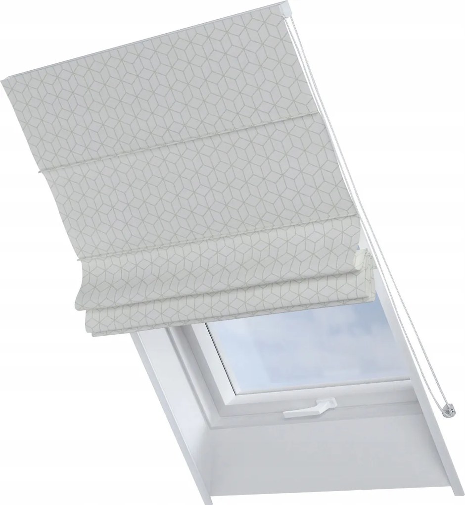 Kész redőny Rimini tetőtéri ablakra 50x60cm fehér