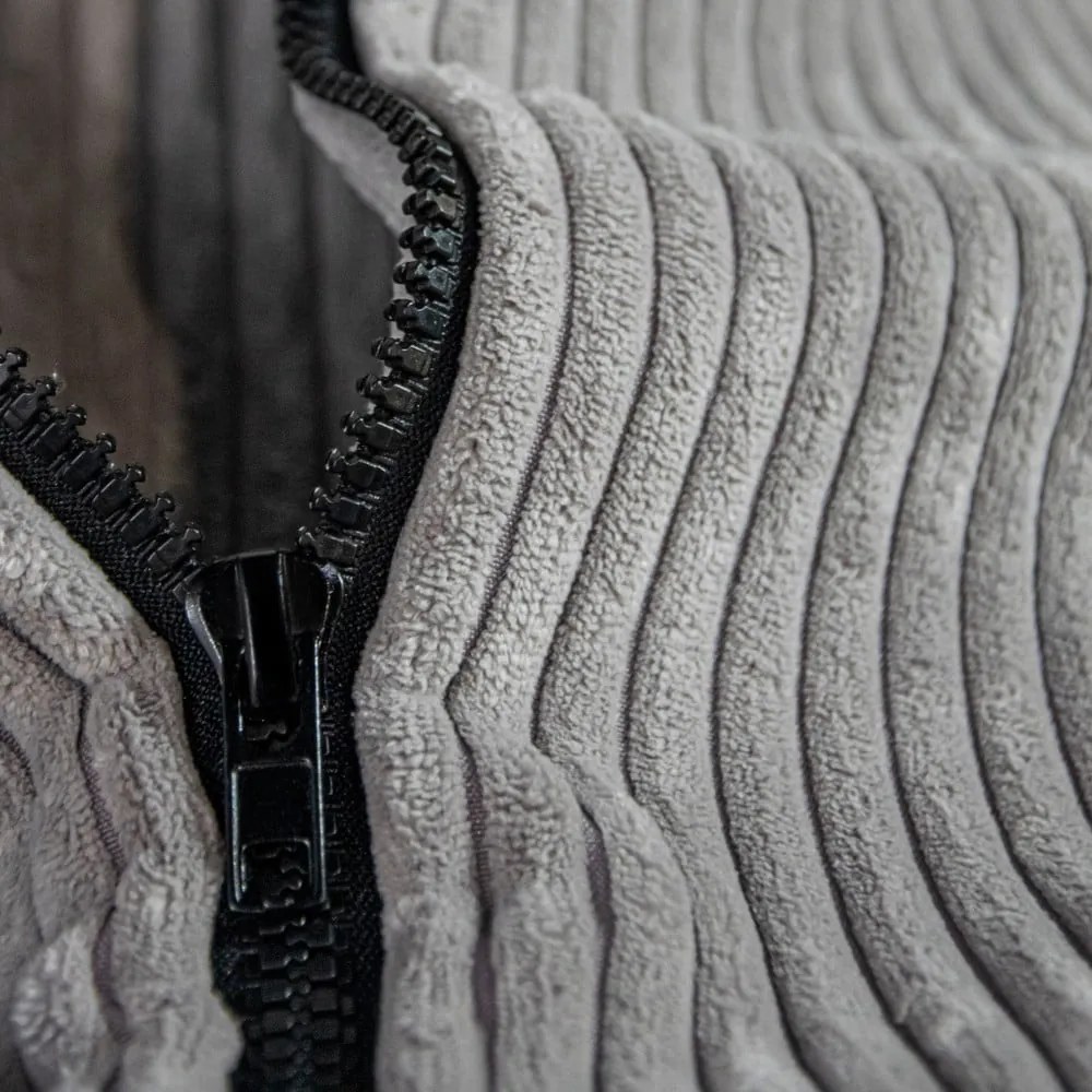 Mustársárga kordbársony gyerek babzsákfotel Cocoon 80 – SLOWDOWN