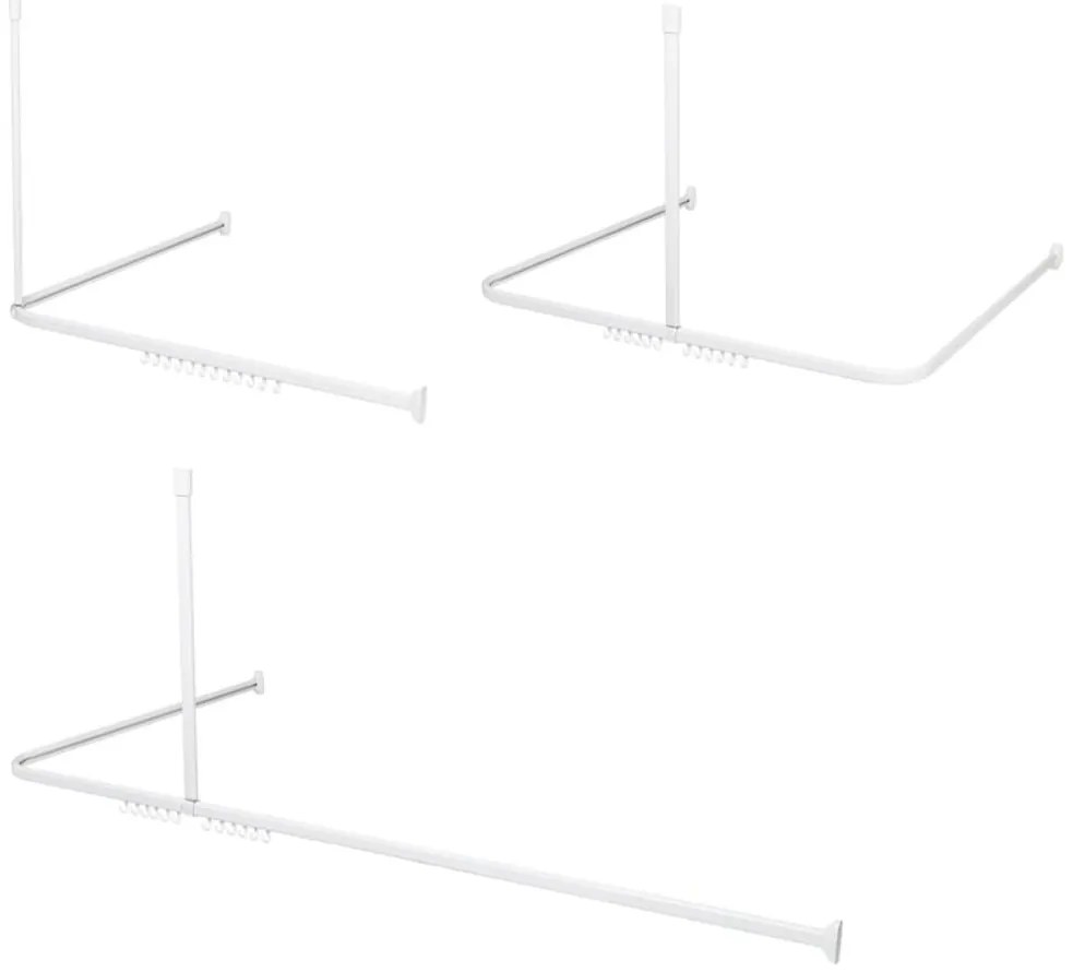 Sealskin Easy-Roll fehér zuhanyfüggönysín szett