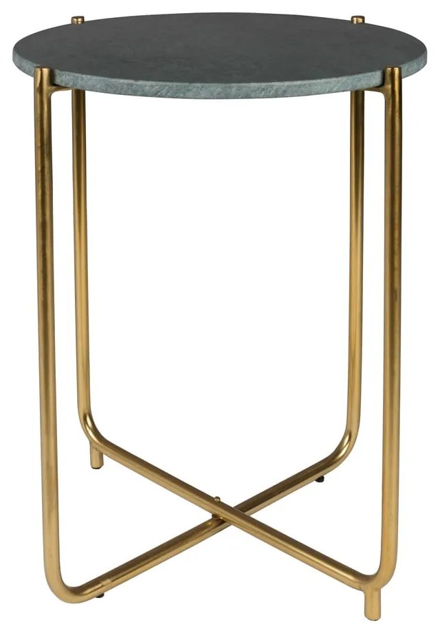 Timpa zöld tárolóasztal márvány asztallappal - White Label