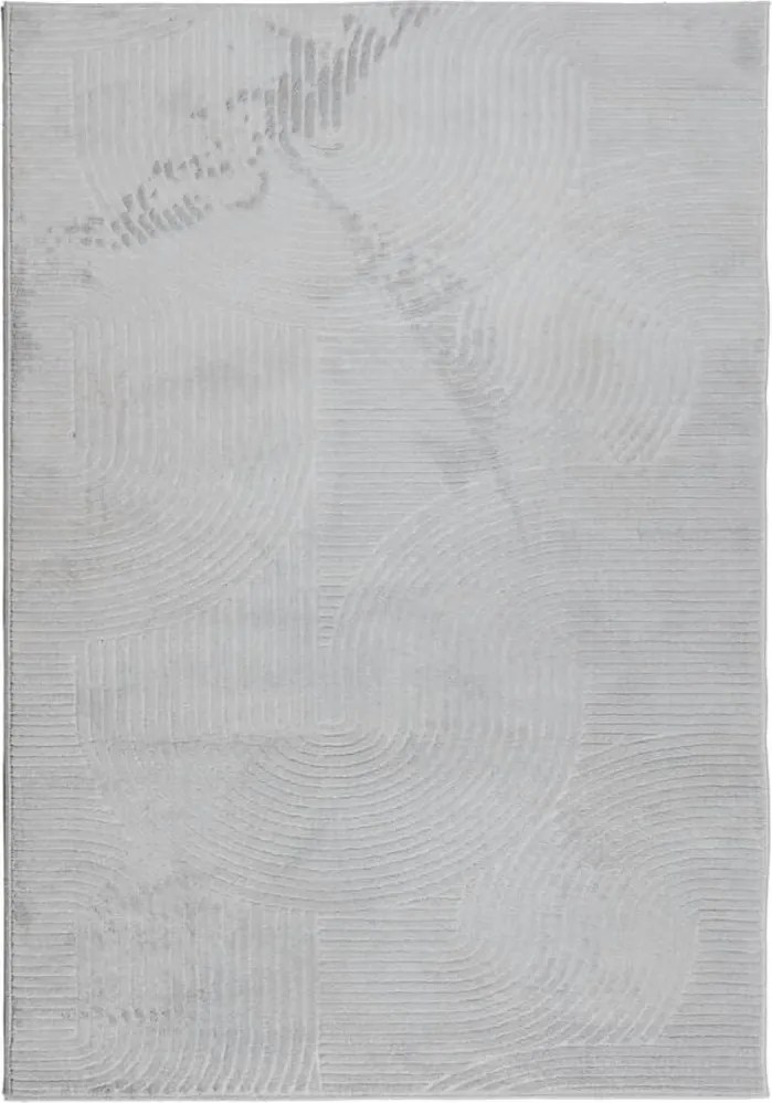 vidaXL IZA szürke rövid szálú skandináv stílusú szőnyeg 140 x 200 cm