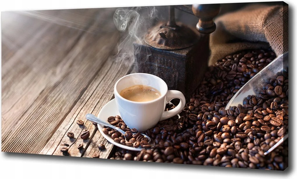 Nagyméretű vászonkép Reggeli kávé 100x70 cm
