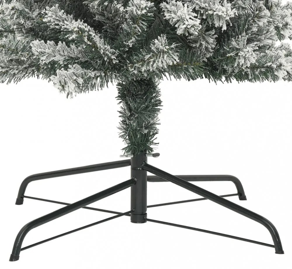 karácsonyfaboltív pelyhes hóval 240 cm