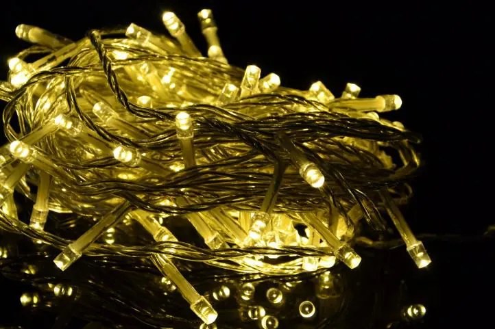 NEXOS Fényfüzér 200 LED Meleg fehér 18 m