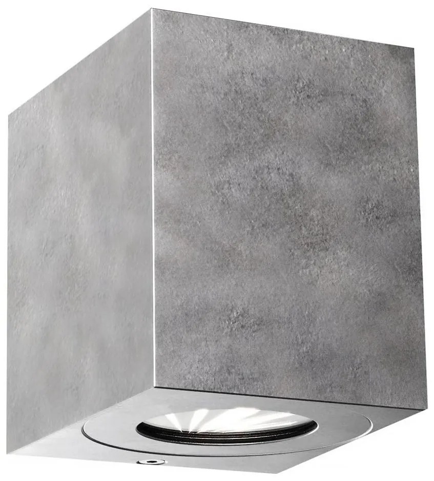 Nordlux - LED kültéri fali lámpa CANTO 2xLED/6W/230V IP44 ezüst