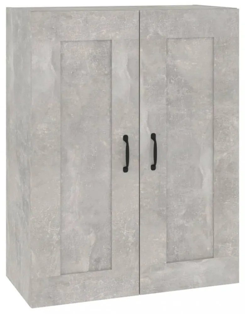 betonszürke függő faliszekrény 69,5 x 32,5 x 90 cm