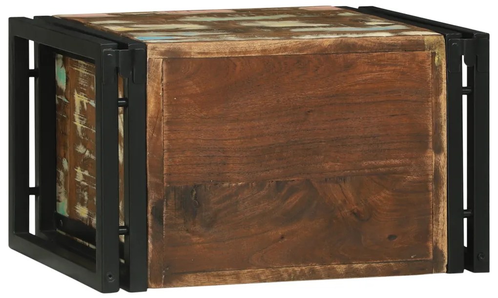 Borpolc 46x35x27.5 cm Tömör újrahasznosított fa
