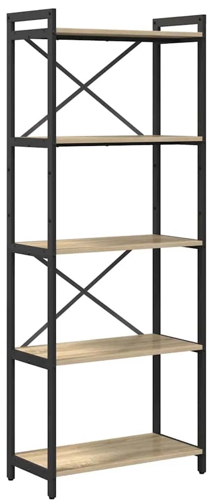 Könyvszekrény sonoma tölgy 60 x 30 x 153 cm Faanyag