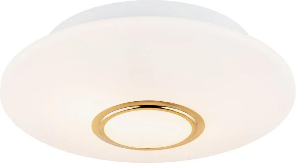 ARGON 1030 CHICAGO Ufo Lámpa Sárgaréz, Opál Szőnyeg E27 IP20