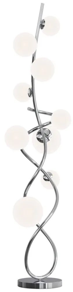 Wofi 3014-907 - LED Állólámpa NANCY 9xG9/3,5W/230V fényezett króm