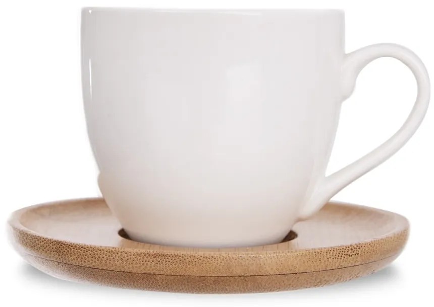 Fehér porcelán csésze szett 6 db-os 125 ml Whiteline – Orion