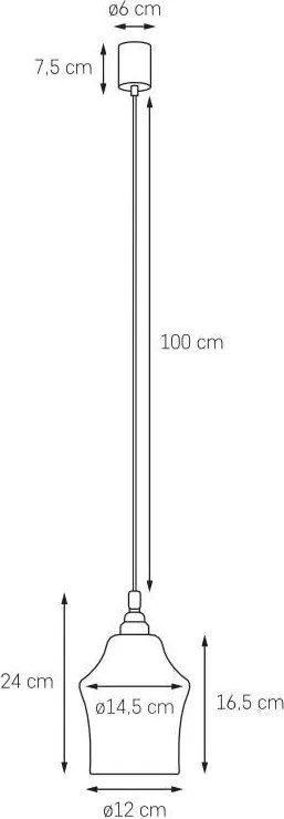 Kaspa LONGIS II WHITE 10879105 Függeszték 1x25W/E27 IP20