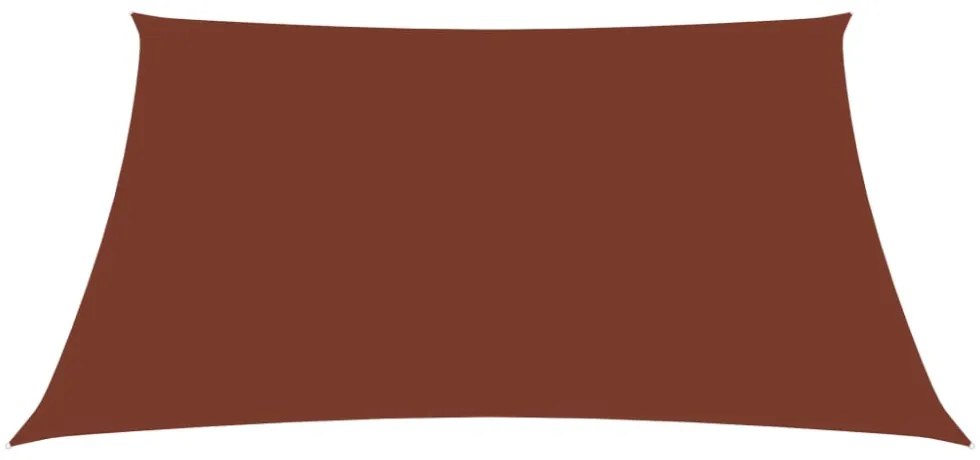 vidaXL terrakotta téglalap alakú oxford-szövet napvitorla 6 x 7 m
