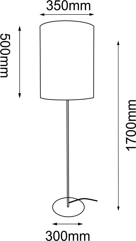 Antigo Lamego 2023 Állólámpa 1x60W/E27 IP20