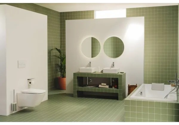 Roca A3270ML000 - GAP 39x37 cm kerámia mosdó, fehér, asztalra szerelhető