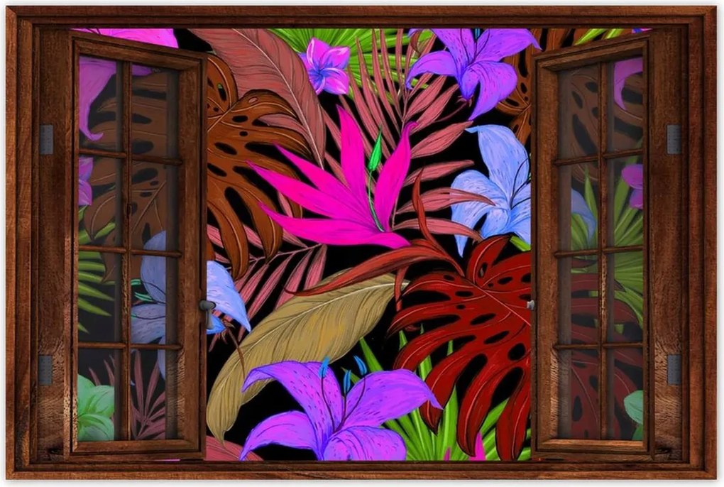 Poszterek 120x80 Őszi Monstera Trópusok