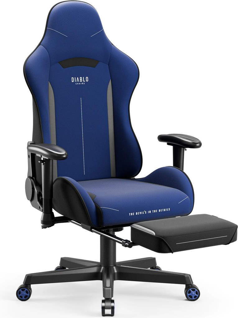 Gamer szék szövet Normal Size, sötétkék: Diablo X-Starter