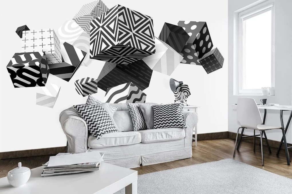 Fotótapéta - 3D geometria (152,5x104 cm)
