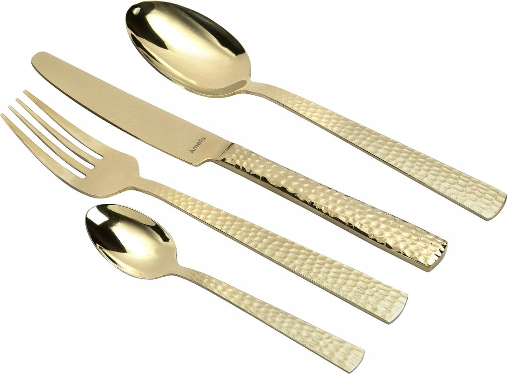 Felicity 24 db-os evőeszköz szett pezsgő színben