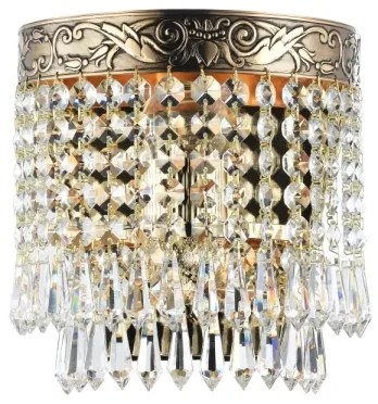 Maytoni DIA890-WL-01-G - Fali lámpa PALACE 1xE27/60W/230V