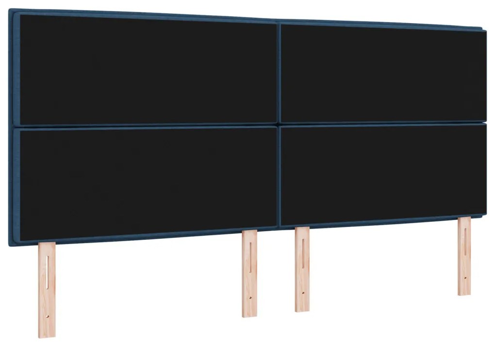 LED Fejtámla vonalak dizájn Kék 100 cm Textil