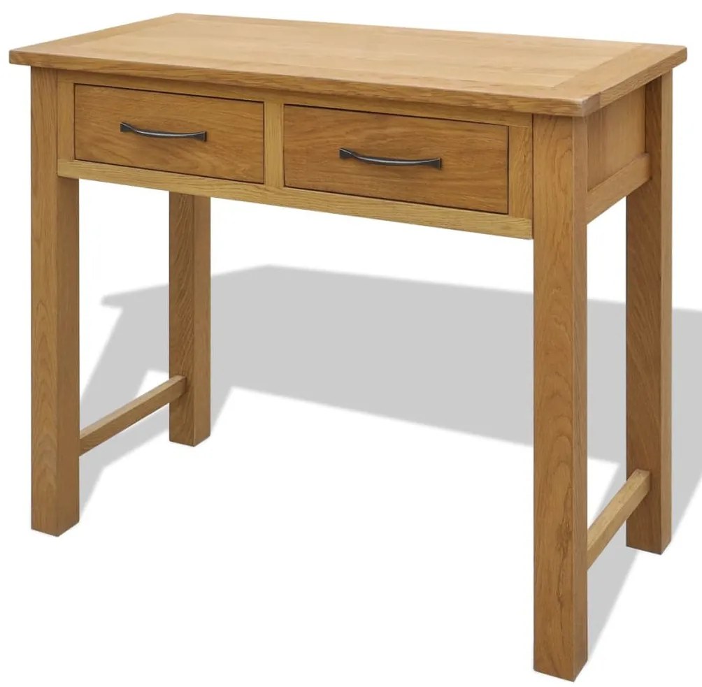 tömör tölgyfa fésülködőasztal zsámollyal