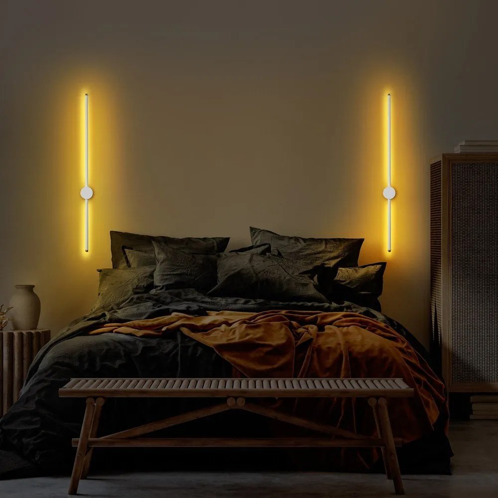 Fehér LED fali lámpa ø 7 cm Sword – Opviq lights