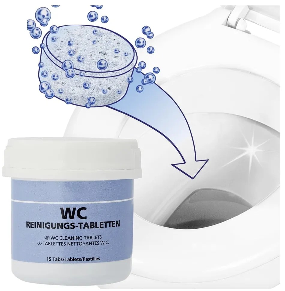 WC tisztító tabletta készlet 15 db-os - Maximex