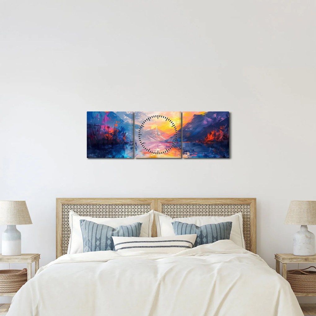 Kép - Tájképfestészet (órával) (90x30 cm)
