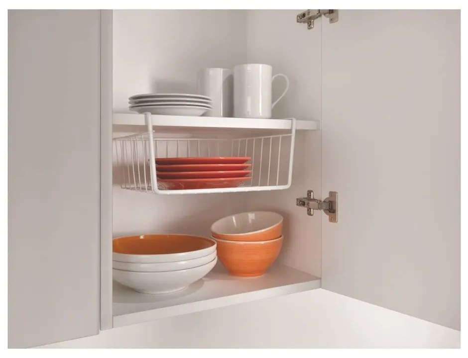 Polcra akasztható tárolókosár, szélesség 30 cm - Metaltex