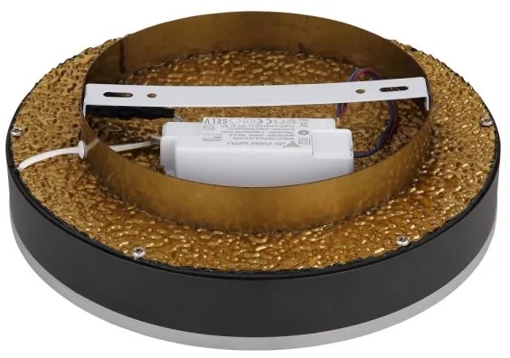 Globo 48460-24 - LED Mennyezeti lámpa HEDI LED/24W/230V á. 30 cm fekete