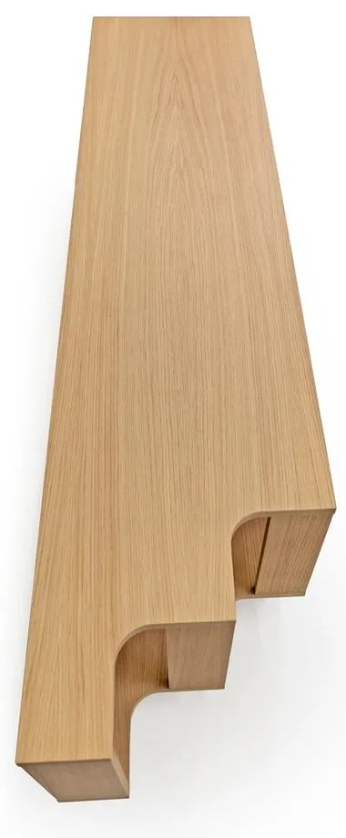 Natúr színű TV-állvány tölgyfa dekorral 189x50x44 cm Shift – Woodman